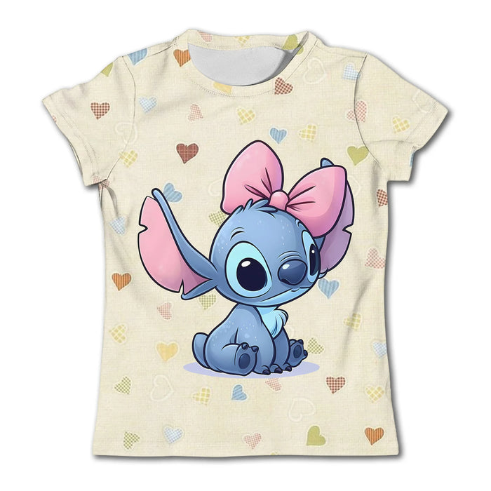 Summer Stitch Printed T Shirt