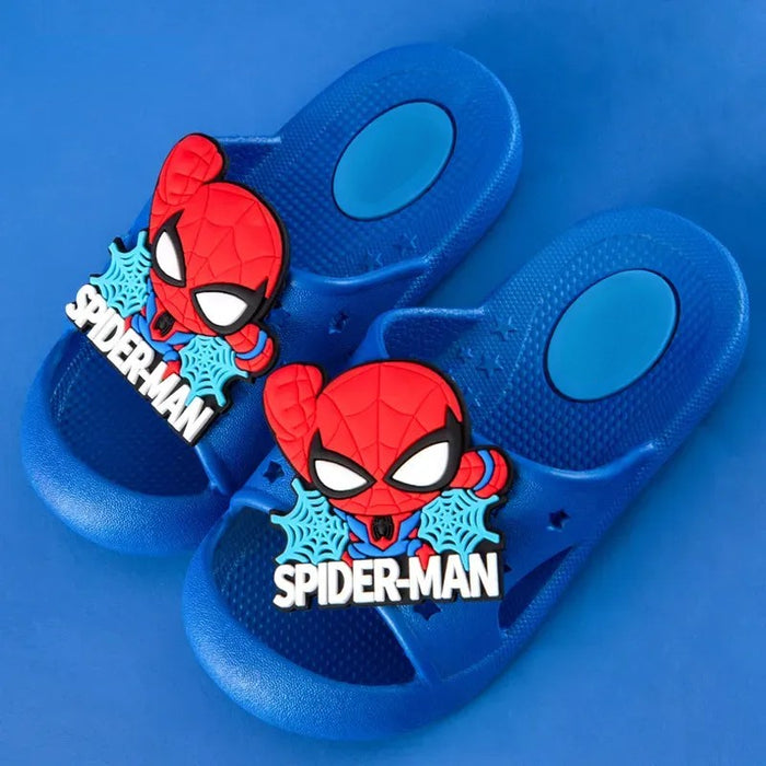 Superhero Print Summer Slippers