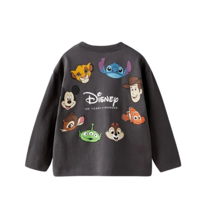 Cartoon Characters Printed Design Casual Sweatshirt