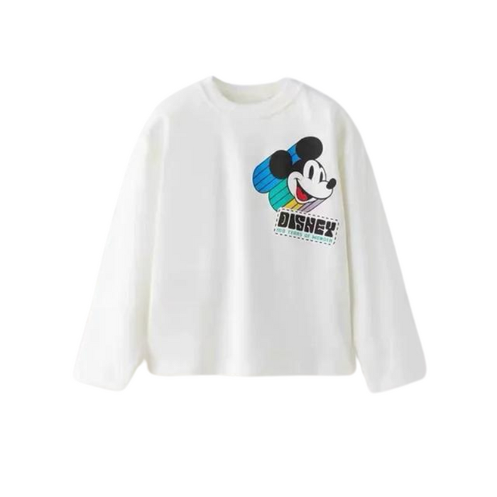 Mickey Mouse Print Toddler Full Sleeve Top