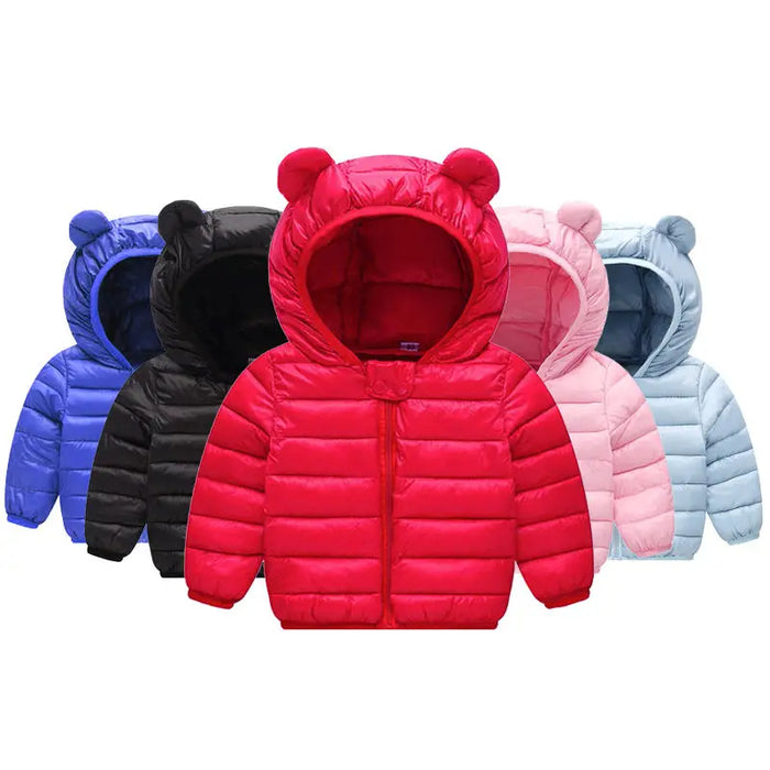 Warm Hooded Outerwear Jacket