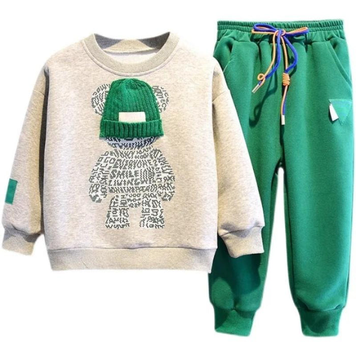 Youthful Explorer Knit Sweater And Jogger Set