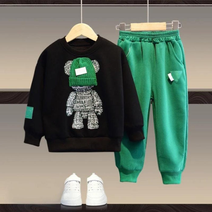 Youthful Explorer Knit Sweater And Jogger Set