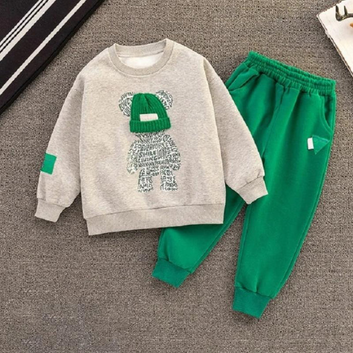 Youthful Explorer Knit Sweater And Jogger Set