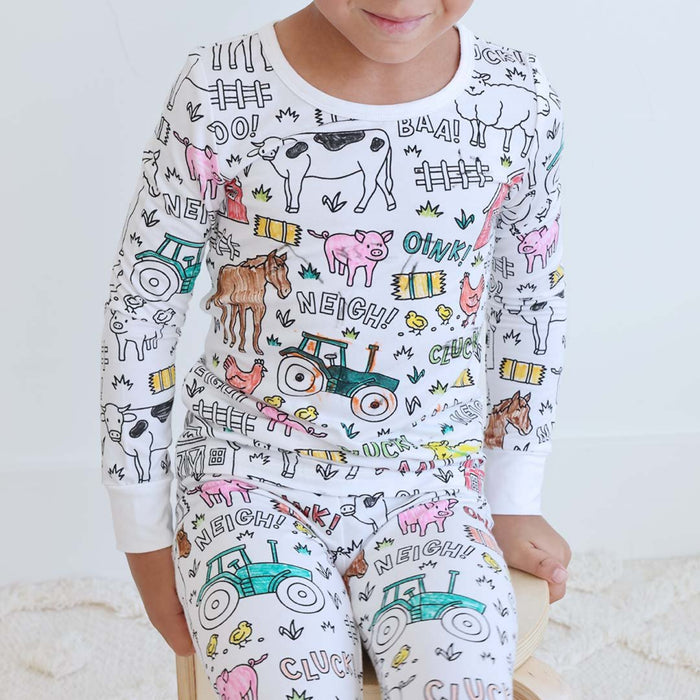 DIY Color Me Pajama Set For Kids