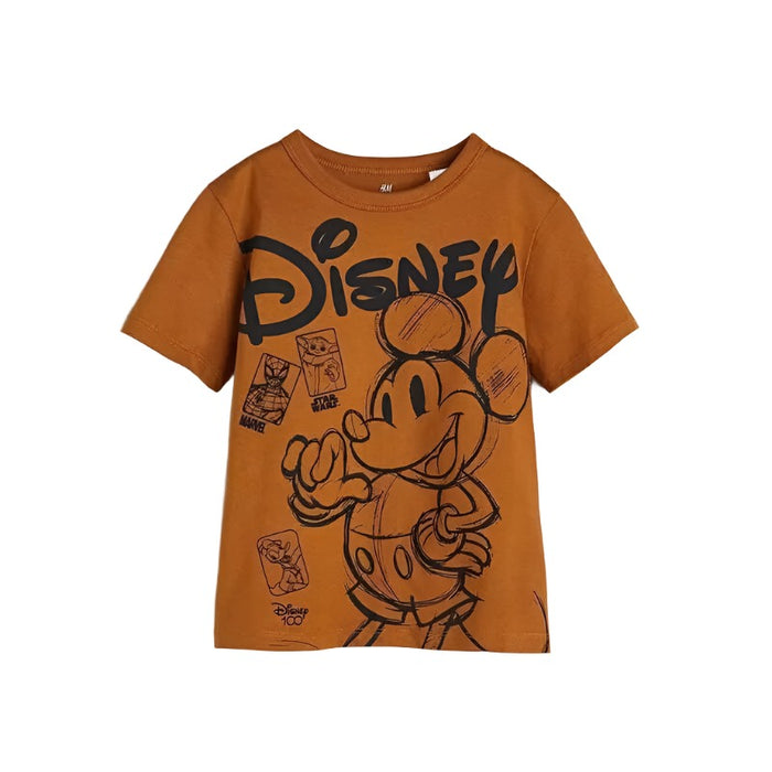 Mickey Print T Shirt For Toddlers