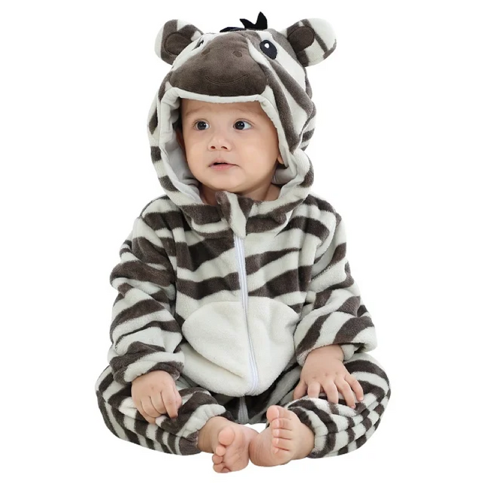 Playful Frog Hooded Baby Suits For Toddlers