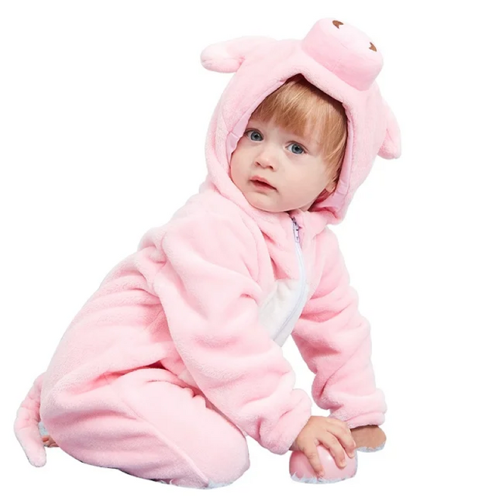 Playful Frog Hooded Baby Suits For Toddlers