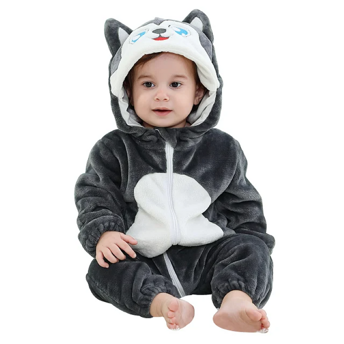 Playful Frog Hooded Baby Suits For Toddlers