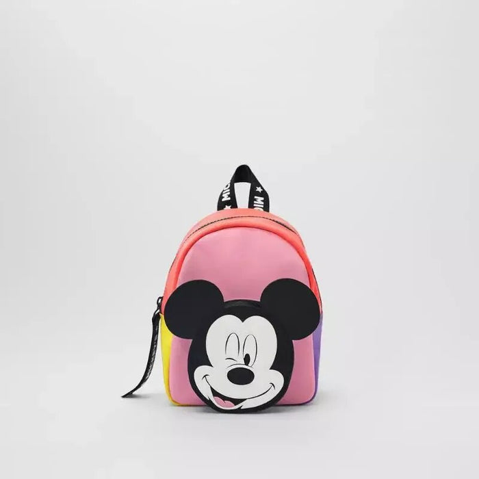 Donald Duck and Mickey Mouse Cartoon Print Kids Backpack