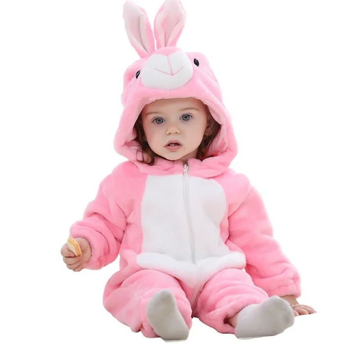 Toddler Cow Themed Fleece Baby Suits