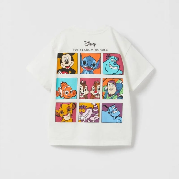 Cartoon Print Tshirt For Kids