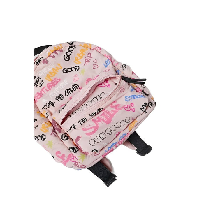 Versatile Graffiti Print Backpack