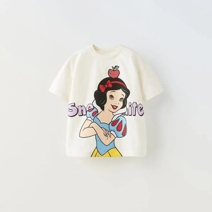 Cartoon Crewneck Toddler Tshirt