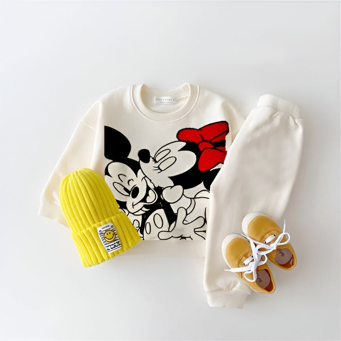 Mickey Mouse 2 Pieces Tops And Sweatpants