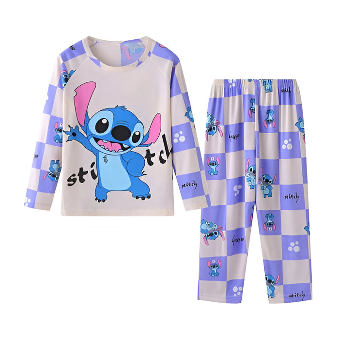 2 Pieces Long Sleeve Pajamas Set