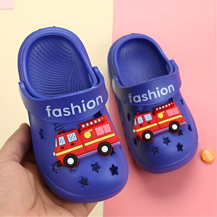 Cartoon Fire Brigade Children's Shoes