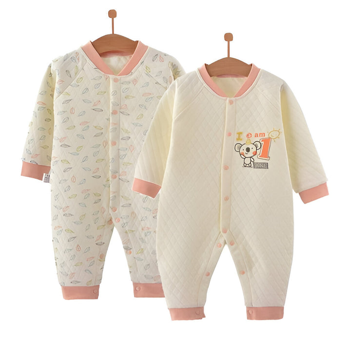 Winter Baby Boy Rompers Cotton Clothes Set