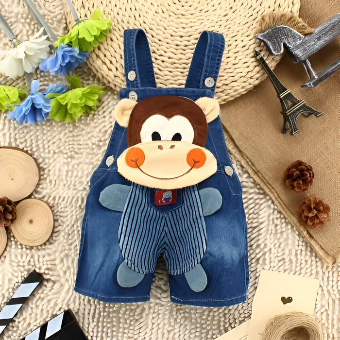 Denim Bear Overalls For Toddlers