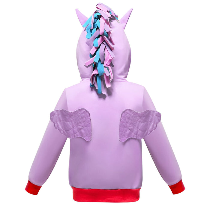 Girls Rainbow Pony Coat