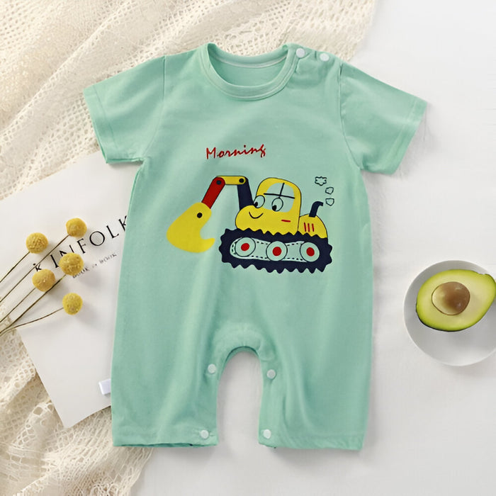 Short Sleeve Romper Jumpsuit