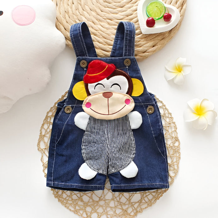 Denim Bear Overalls For Toddlers