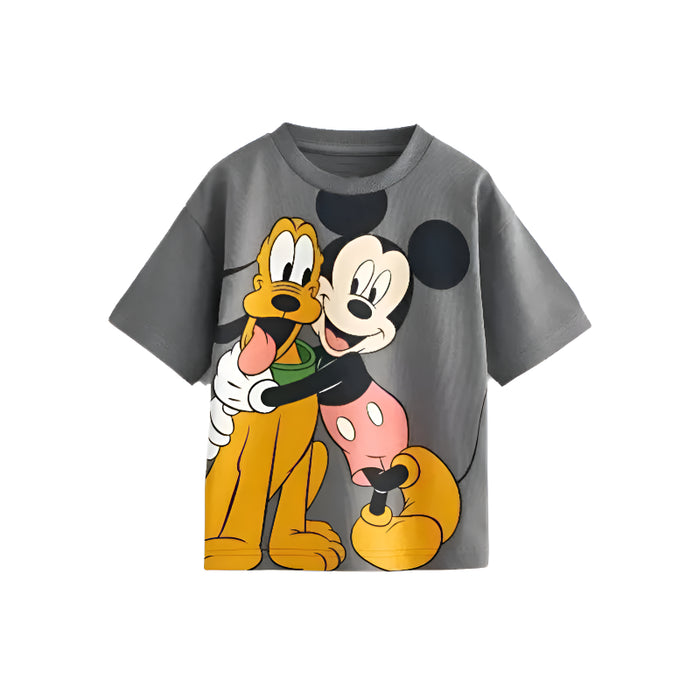 Mickey And Goofy Printed Toddler T Shirt