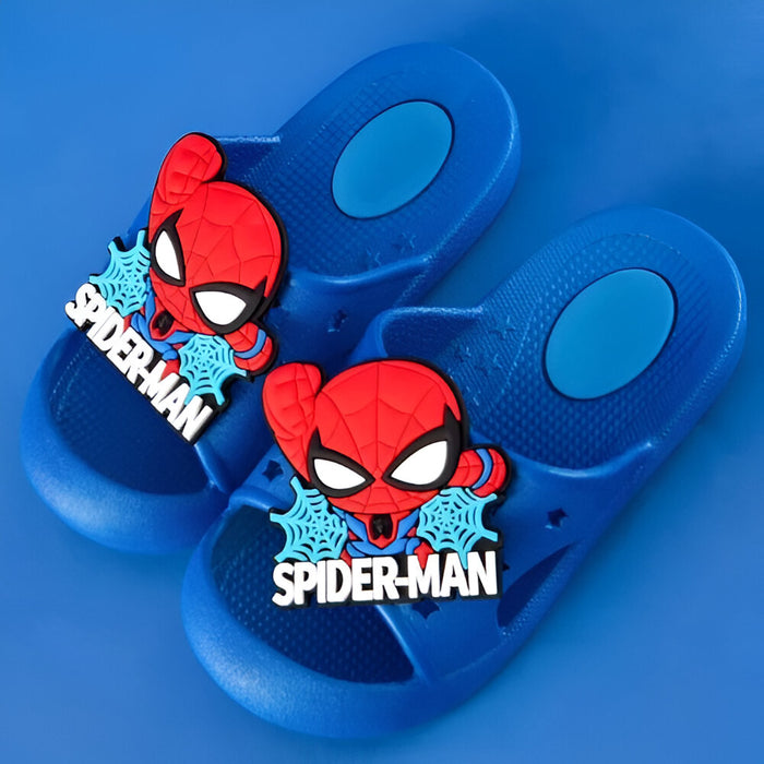 Superhero Print Summer Slippers