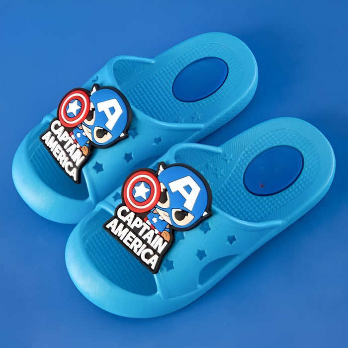 Superhero Print Summer Slippers