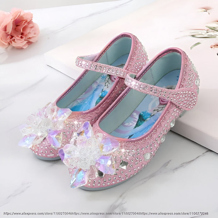 Crystal Sequins Party Performance Dance Shoes