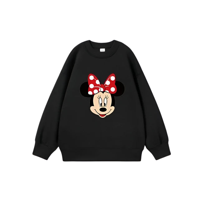 Minnie Printed Girls Cartoon Sweatshirts