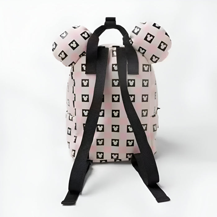 Mickey Pink Checkered Adventure Backpack