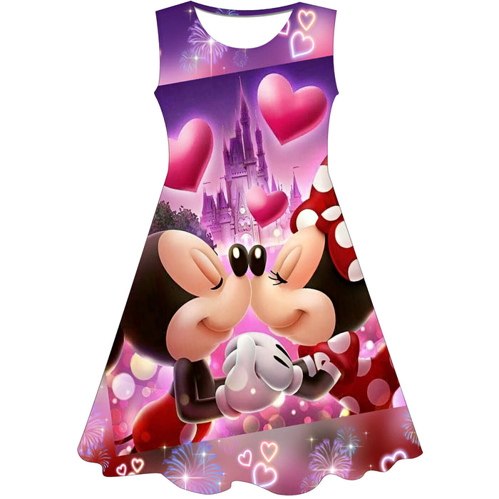 Christmas Mickey Minnie Mouse Princess Dress