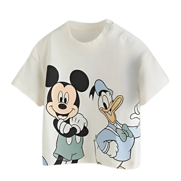 Cartoon Print Tshirt For Kids