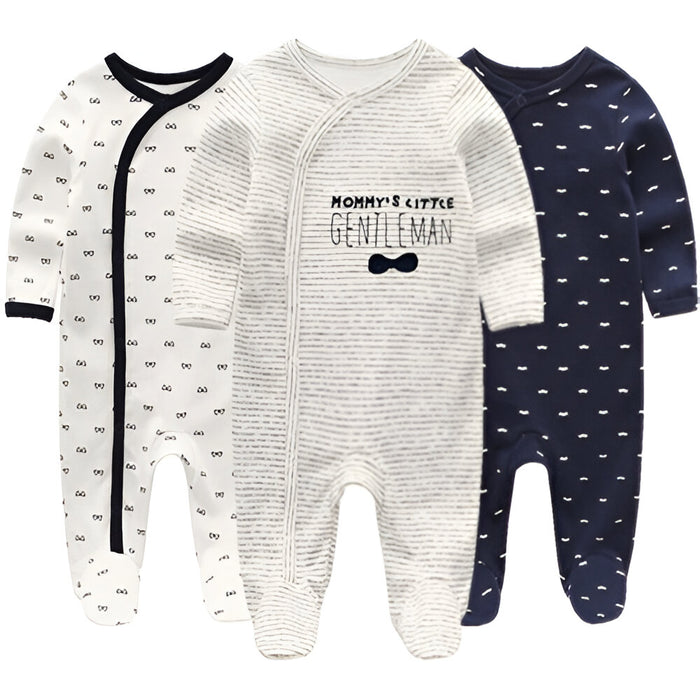 Unisex Baby Romper 2/3Pcs Long Sleeve Jumpsuits