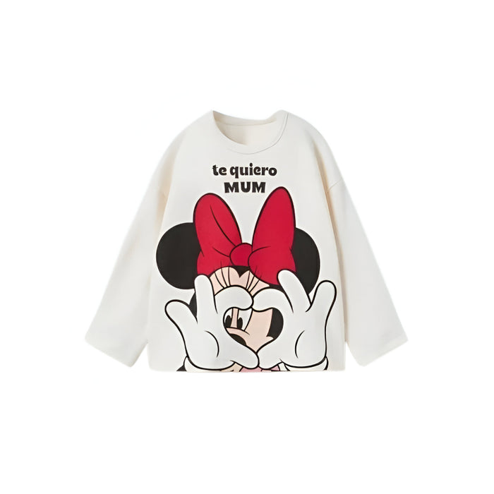 Minnie Mouse Cartoon Themed T Shirt For Kids