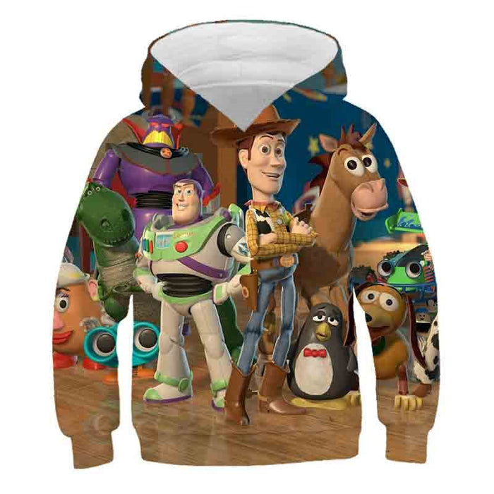 Kids Toy Story Sweatshirts Fashion Hoodies