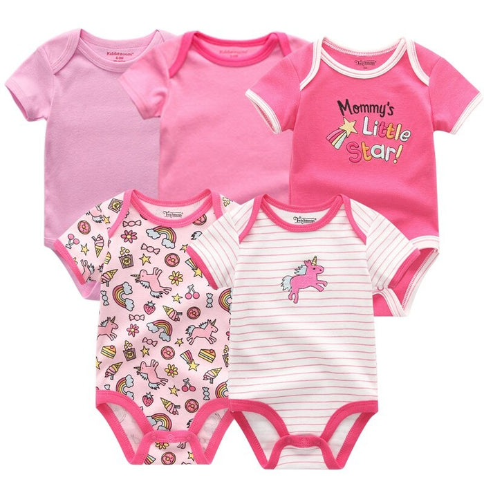 Multicolor Newborn Neutral Clothes Unisex Baby Jumpsuits