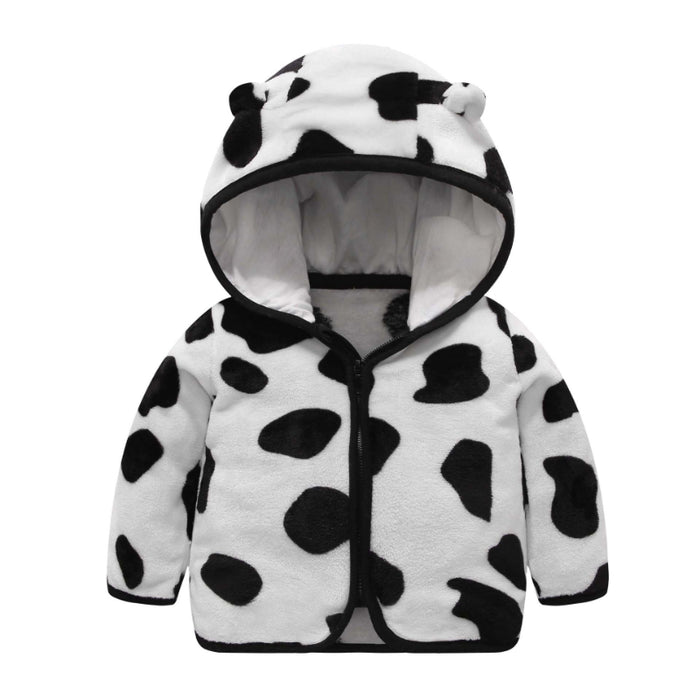 Hooded Ear Toddler Zipper Cardigan