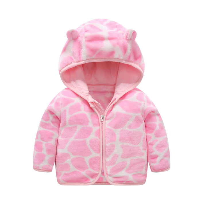 Hooded Ear Toddler Zipper Cardigan