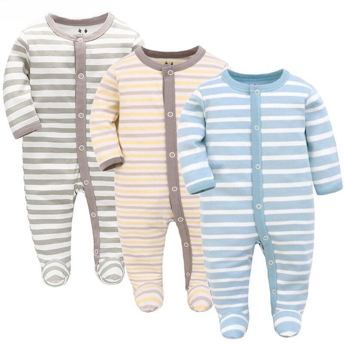 Long Sleeve Pure Cotton Baby Bodysuits