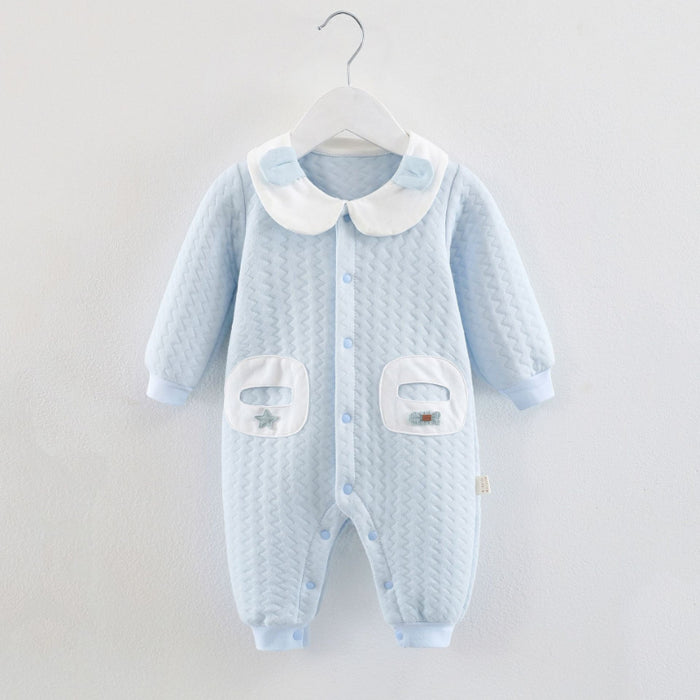 Winter Thick Long Sleeve Romper For Toddlers