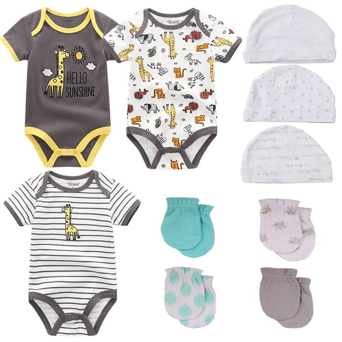 Newborn Baby Girl Clothes Set Bodysuit