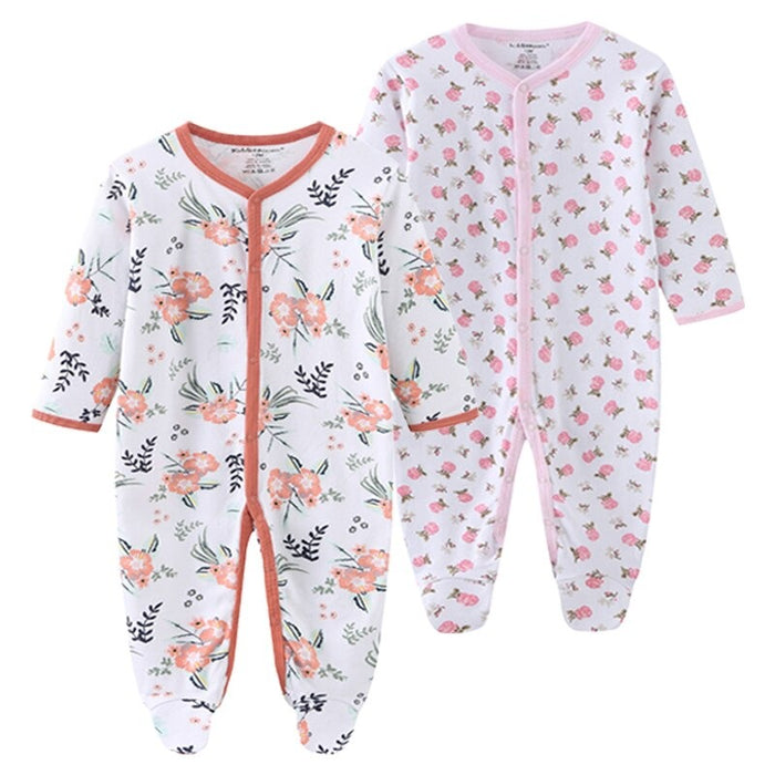 3Pcs Multi Color Toddler Jumpsuits