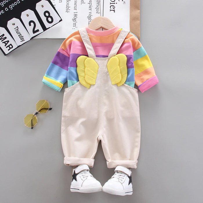 Baby Girls Jumpsuit With Wings