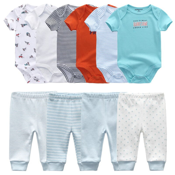 Infant Baby Boy And Girl Bodysuits Clothes Set