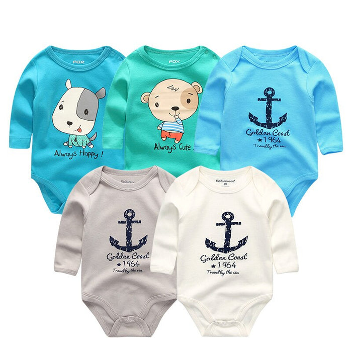 Infant Newborn Boys Girls Romper Set