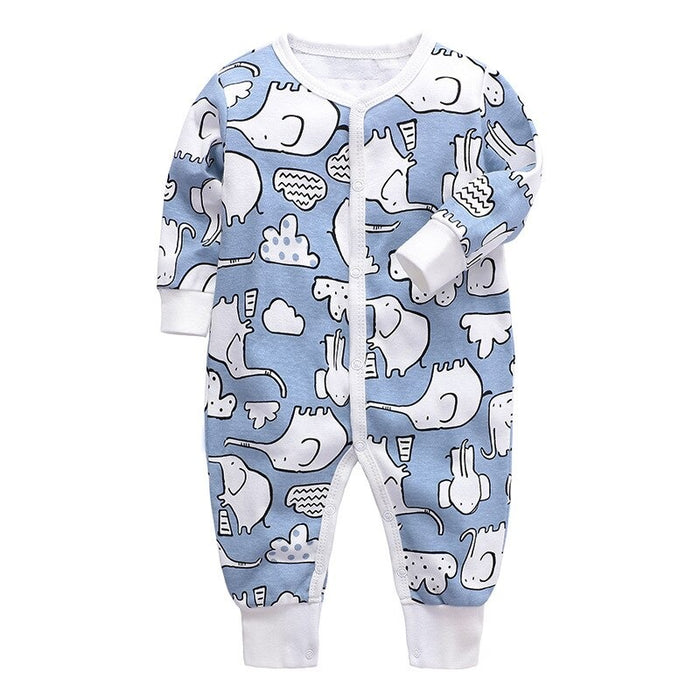 Long Sleeves Unisex Baby Jumpsuit