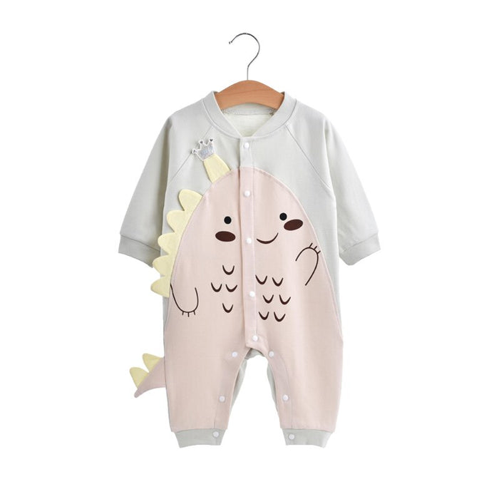 Cartoon Dinosaur Rompers For Baby Boys & Girls