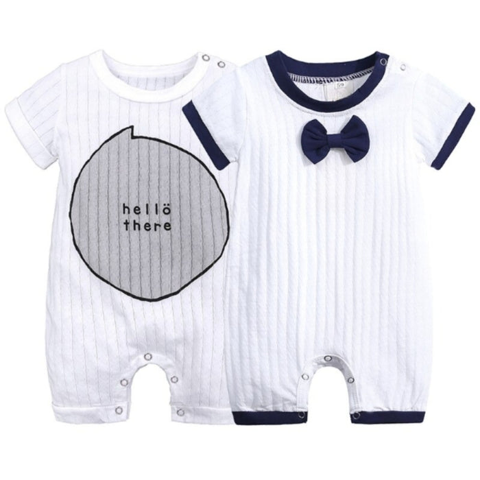 Summer Short Sleeve 2Pcs Newborn Bodysuits